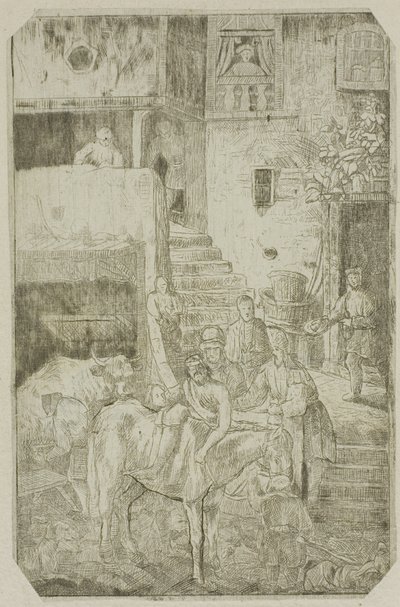 Der barmherzige Samariter von Rodolphe Bresdin