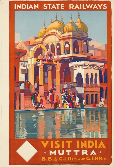 Besuchen Sie Indien, Muttra von Roger Broders
