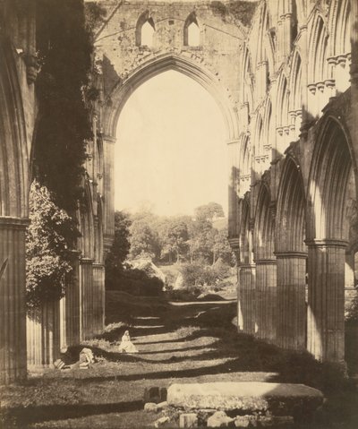 Rievaulx Abbey, 1854 von Roger Fenton