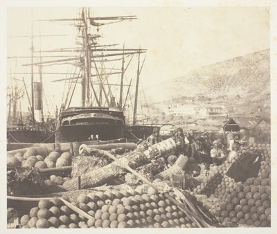 Der Ordnance Wharf, Balaklava von Roger Fenton