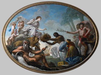 Der Osten bietet Britannia seine Reichtümer an von Roma Spiridione