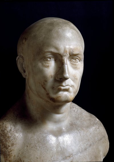 Büste von Scipio dem Afrikaner (Marmorskulptur) von Roman