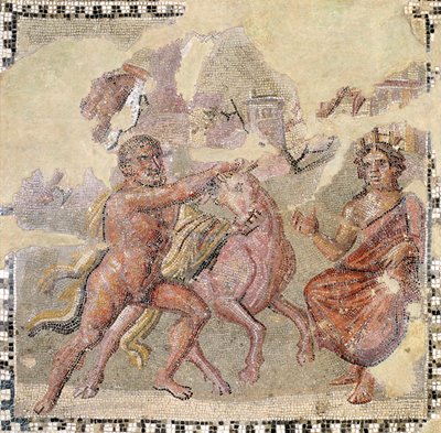 Herakles mit dem kretischen Stier, Ostia von Roman