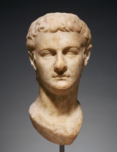 Porträtkopf von Caligula, ca. 40 n. Chr. von Roman