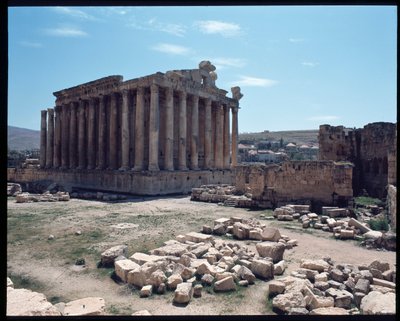Überreste des Tempels des Bacchus von Roman