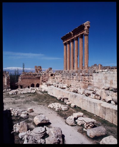 Überreste des Jupiter-Tempels von Roman