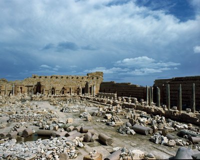 Ansicht des Forums von Septimius Severus von Roman
