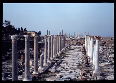 Ansicht der archäologischen Stätte, 2.-4. Jahrhundert von Roman