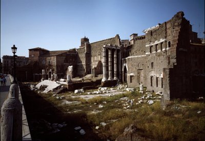 Ansicht des Forums des Augustus (Fotografie) von Roman