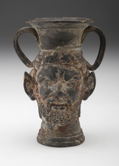 Schwarze Janusvase von Roman
