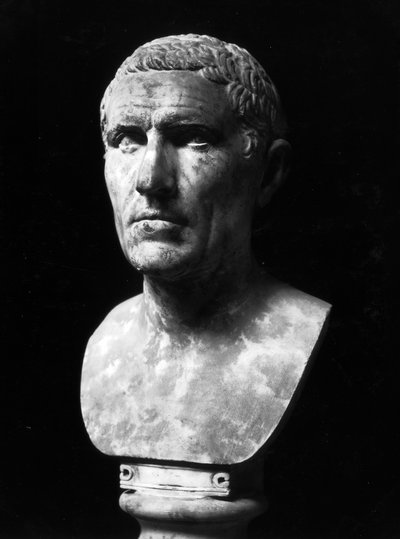 Büste des Marcus Claudius Marcellus (ca. 268-208 v. Chr.) von Roman Roman