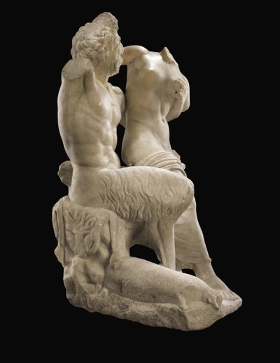 Pan und Hermaphrodit, ca. 1. Jahrhundert n. Chr. von Roman Roman