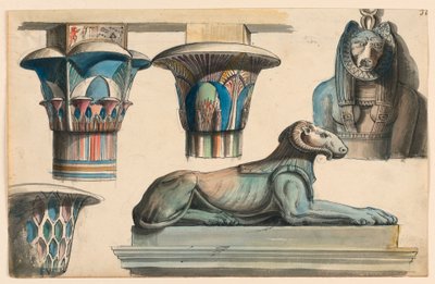 Ägyptische Altertümer von Romolo Achille Liverani