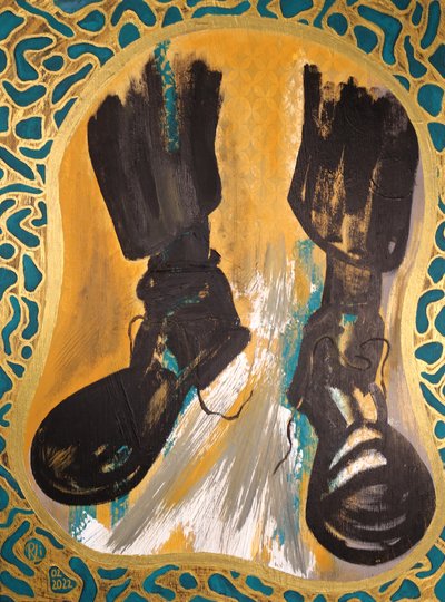 Charlie Chaplin - Die Schuhe von RosaLi