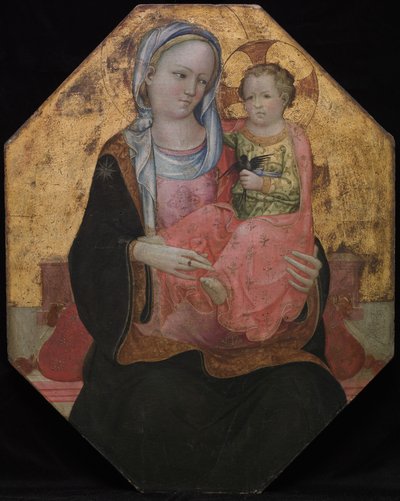 Jungfrau und Kind, späte 1430er von Rossello di Jacopo Franchi