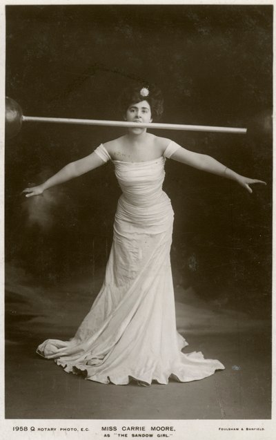 Carrie Moore, australische Schauspielerin, ca. 1900er Jahre von Rotary Photo