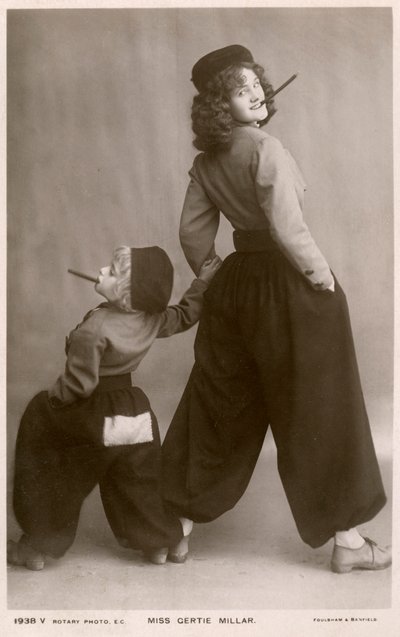 Gertie Millar, britische Schauspielerin und Sängerin, ca. 1906 von Rotary Photo