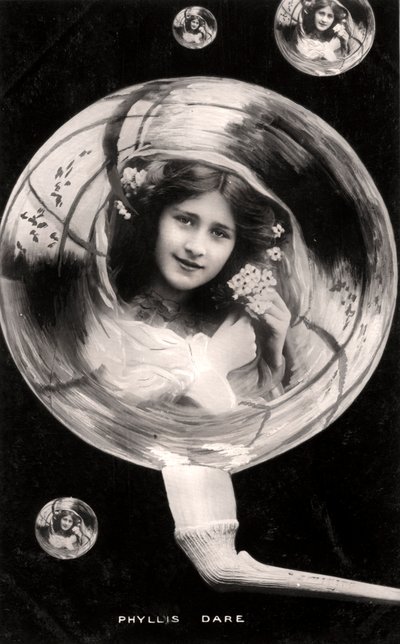 Phyllis Dare 1890-1975, englische Schauspielerin, 1907 von Rotary Photo