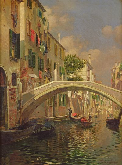 Ponte Ognissanti, San Trovaso, Venedig von Rubens Santoro