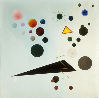 Runden und Dreiecke von Rudolf Bauer