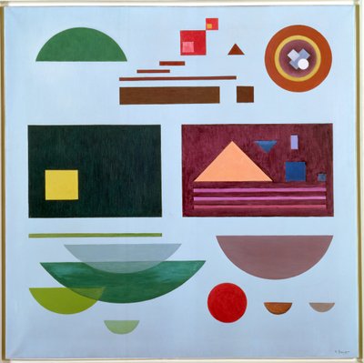 Gelbes Quadrat, ca. 1936-38 von Rudolf Bauer