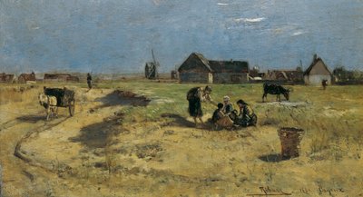 Landschaft aus Cayeux von Rudolf Ribarz