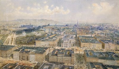 Panorama von Wien, 1871 von Rudolf von Alt