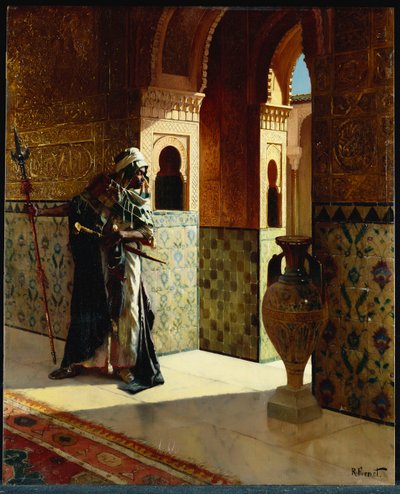 Die maurische Wache, die Alhambra von Rudolphe Ernst