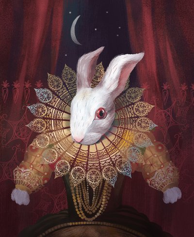 Weiß wie der Mond, 2016 von Runa Anastasiya Rudaya