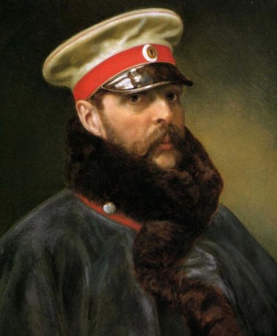 Kaiser Alexander II. von Russian School