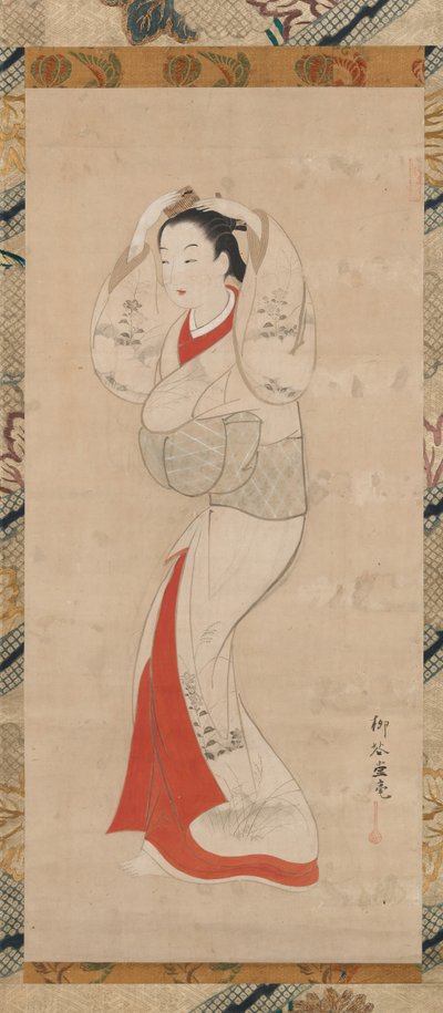 Stehende Frau, 1740er Jahre von Ryukado