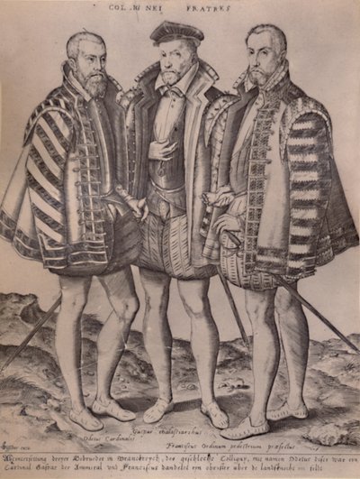 Die Brüder Coligny, 16. Jahrhundert 1894 von S Duval