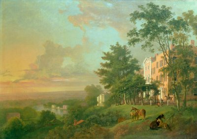 Ein Blick von der Terrasse, Richmond Hill von S. Gilpin