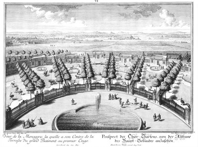 Ansicht des Tiergartens von Salomon Kleiner