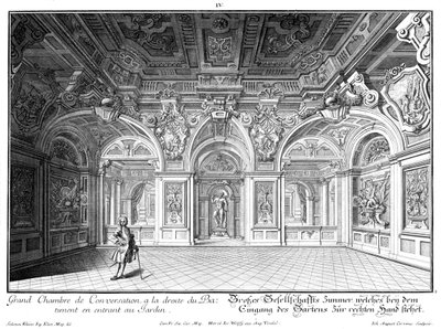 Großes Gesellschaftszimmer im Ostflügel von Salomon Kleiner