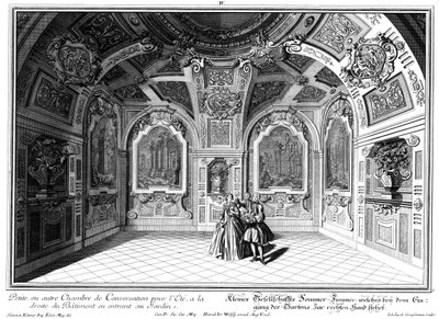 Kleines Gesellschaftszimmer im Ostflügel von Salomon Kleiner