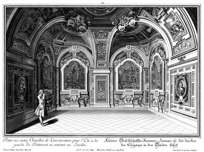 Kleines Gesellschaftszimmer im Westflügel von Salomon Kleiner