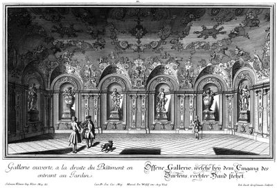 Offene Galerie im Ostflügel von Salomon Kleiner