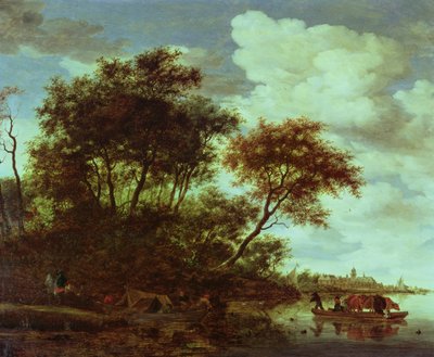 Unbekanntes Bild von Salomon van Ruisdael or Ruysdael