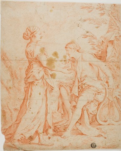 Apollo und die Kumeische Sibylle von Salvator Rosa