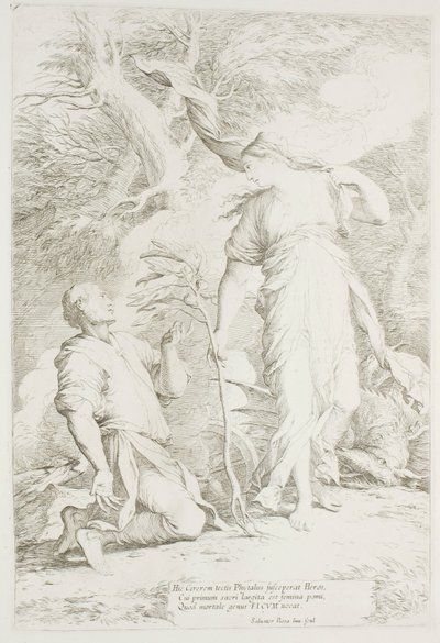 Ceres und Phytalus von Salvator Rosa