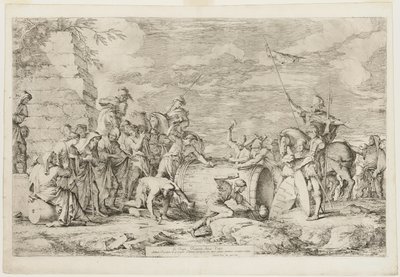 Tod des Atilius Regulus von Salvator Rosa