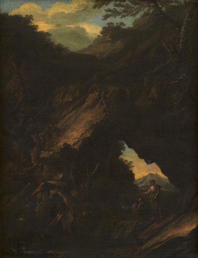 Landschaft mit einem "Arco Naturale" von Salvator Rosa