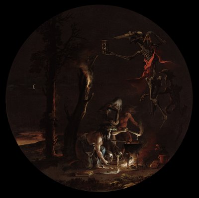 Szenen der Hexerei: Abend von Salvator Rosa