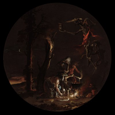 Szenen der Hexerei: Abend von Salvator Rosa