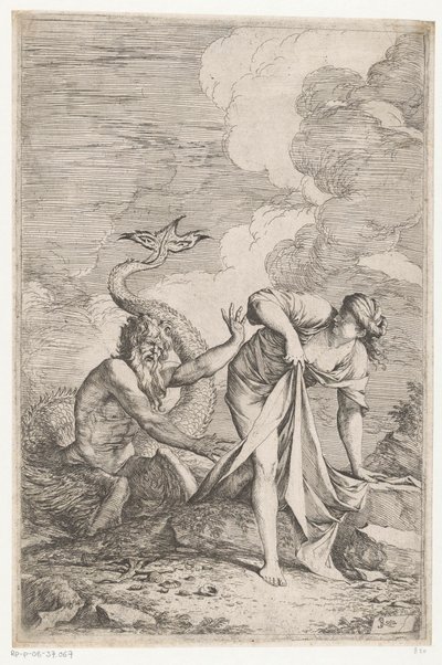 Scylla flieht vor Glaucus von Salvator Rosa