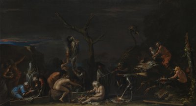 Hexen bei ihren Beschwörungen von Salvatore Rosa