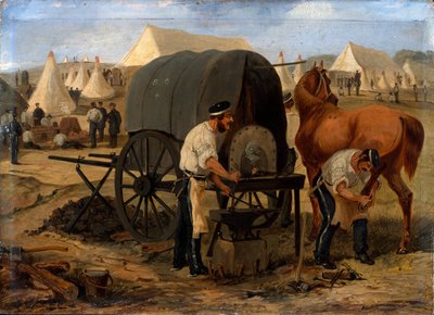Hufschmiede des 17. Regiments von Samuel Alken