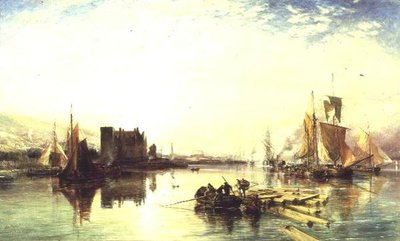 Port Glasgow, Abend von Samuel Bough