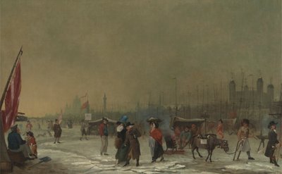 Frost auf der Themse von Samuel Collings